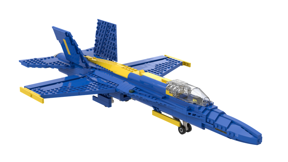 Lego Blue Jet Plane